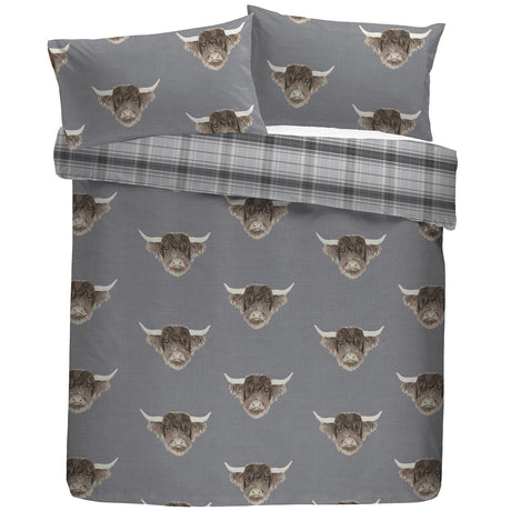 Highland Cow Duvet Cover Set by Fusion