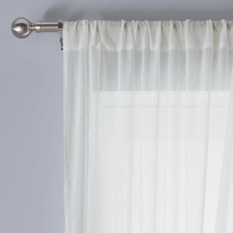 Windsor Macrame Voile Curtain Panel by Enhanced Living