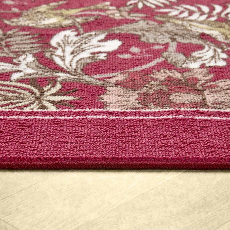 Dreams & Drapes Finch & Flower Navy Floral Washable Rug 120cm x 180cm 14