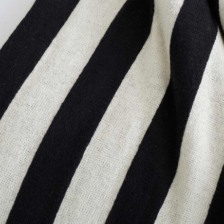 Style Sisters Knitted Stripe Beige Throw 3