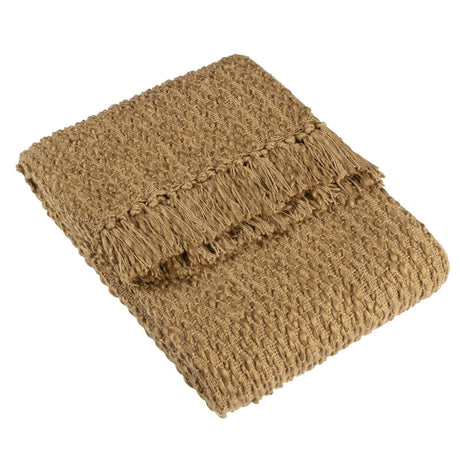 Morni Woven Fringed Throw by furn.