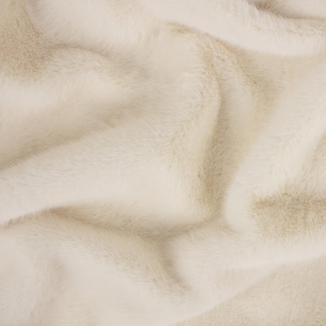 Stanza Faux Fur Throw Blanket 130cm x 180cm by Paoletti