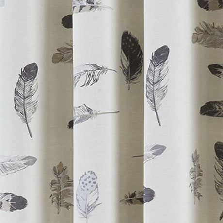 Fusion Idaho Grey 100% Cotton Eyelet Curtains 3