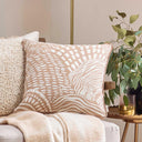 Nola Abstract Piped Cushion Cover 18" x 18" by Evans Lichfield