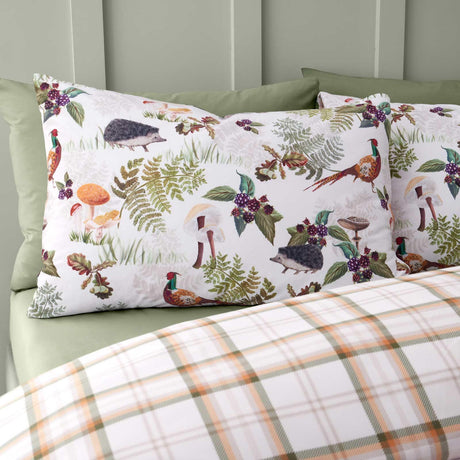 Velvet Woodland Walk Duvet Cover Set by Catherine Lansfield