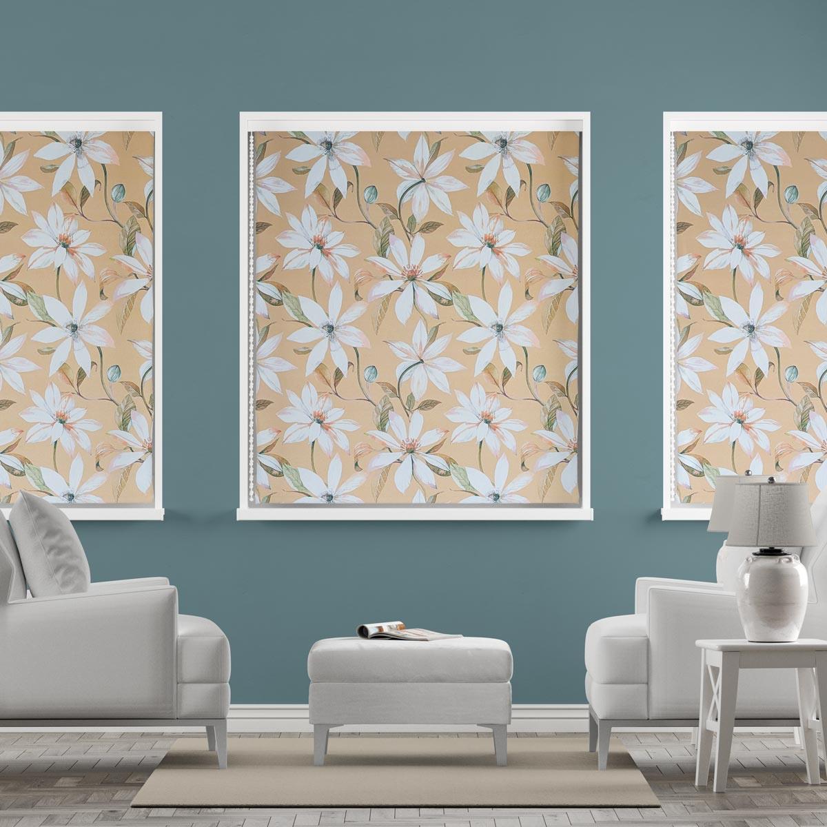 Olivia Harvest Made To Measure Roman Blind by Style Furnishings