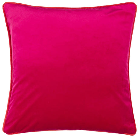 Flower Girl Illustrated Velvet Cushion Cover 17" x 17" by Kate Merritt