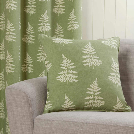 Esher Fern Cushion Cover 18" x 18" - Green