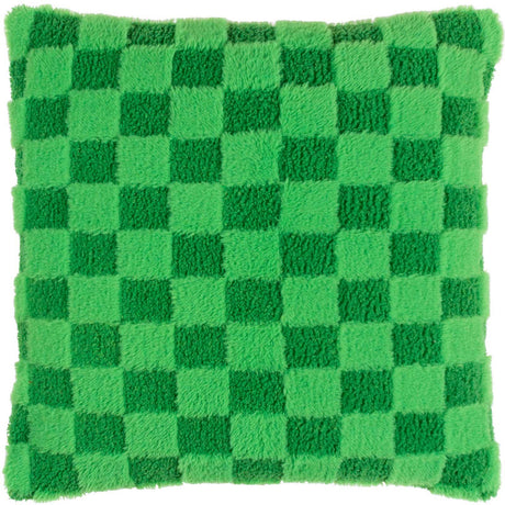 Check It Boucle Fleece Cushion Cover 18" x 18" (45cm x 45cm) by Yard