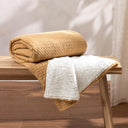Ronan Sherpa Throw Blanket 130cm x 180cm by Yard