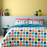 Catherine Lansfield Connect Geo Geometric Duvet Cover Set 5