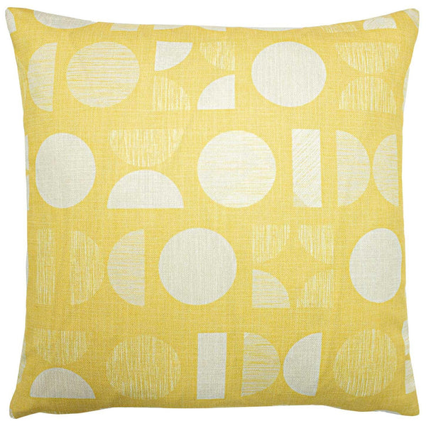 Malmo Geometric Cushion Cover Yellow