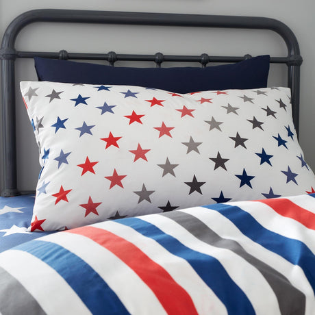 Stripes & Stars Duvet Cover Set Twin Pack by Catherine Lansfield