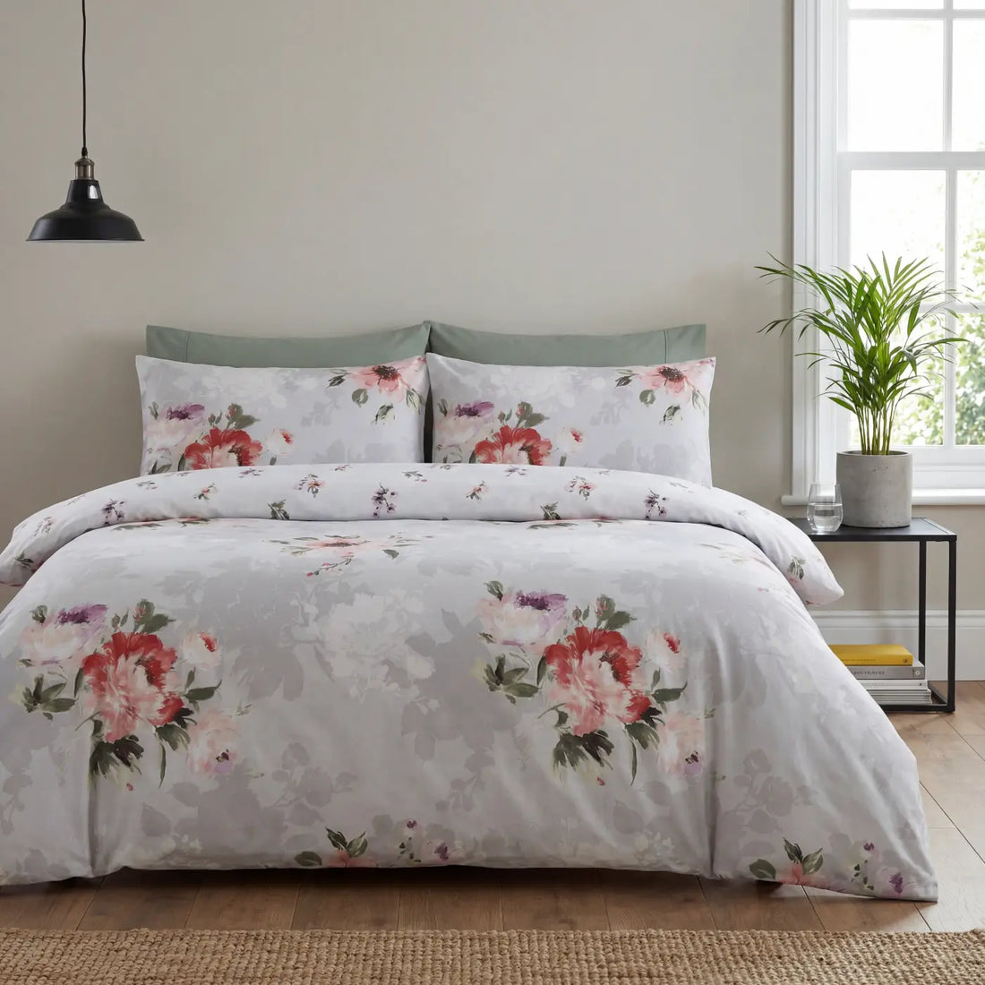 So Soft Margo Duvet Cover Set - Silver Grey