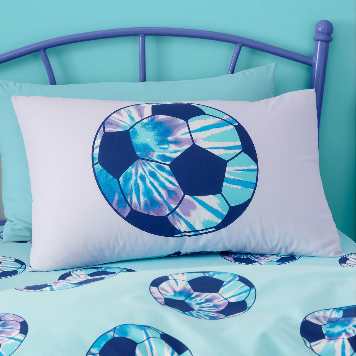 Tie Dye Football Duvet Cover Set by Catherine Lansfield