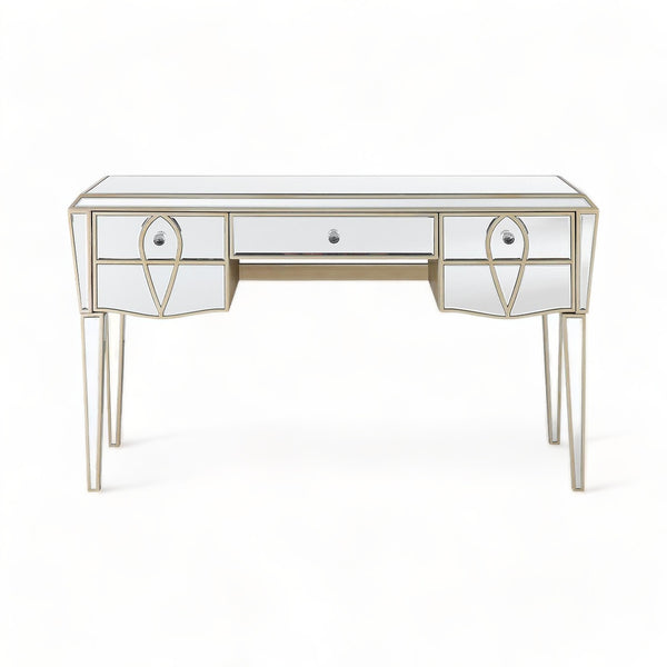 Ana Champagne 3 Drawer Dressing Table