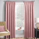 Matrix Thermal Dim Out Tape Top Pencil Pleat Curtains by Enhanced Living