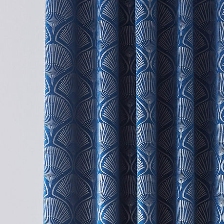 Art Deco Pearl Eyelet Curtains by Catherine Lansfield