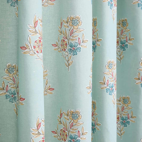 Lorena Patchwork Tape Top Curtains by Dreams & Drapes Design