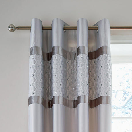 Sequin Cluster Eyelet Curtains by Catherine Lansfield