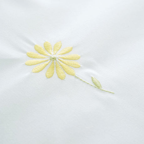 Lorna Embroidered Daisy Duvet Cover Set