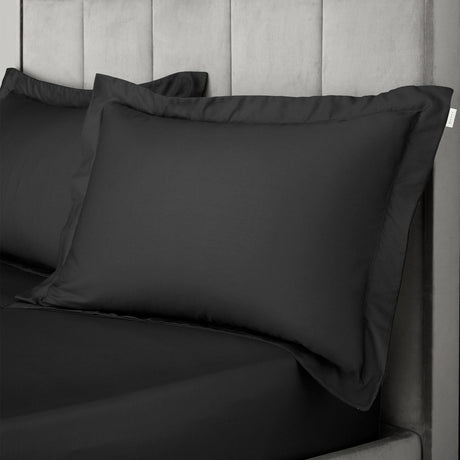 400 Thread Count Cotton Sateen Oxford and Standard Pillowcases by Bianca