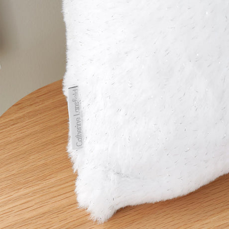 Catherine Lansfield Glamour Fur Filled Cushion 45cm x 45cm 3