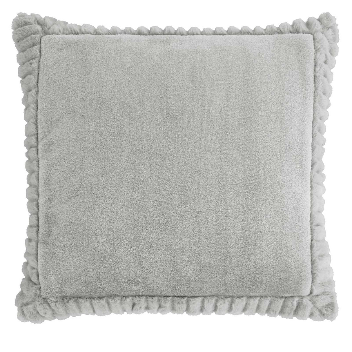 Catherine Lansfield Filled Cushion Winter Warmers 55cm x 55cm - Silver
