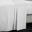 Bianca 400 Thread Count Cotton Sateen Flat Sheet - Dove Grey
