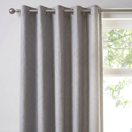 Sorbonne Cotton Lined Ready Made Eyelet Curtains 36
