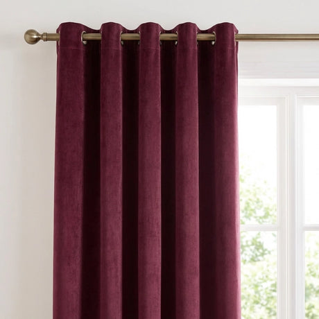 Strata Thermal Dim Out Woven Eyelet Curtains Pair 30
