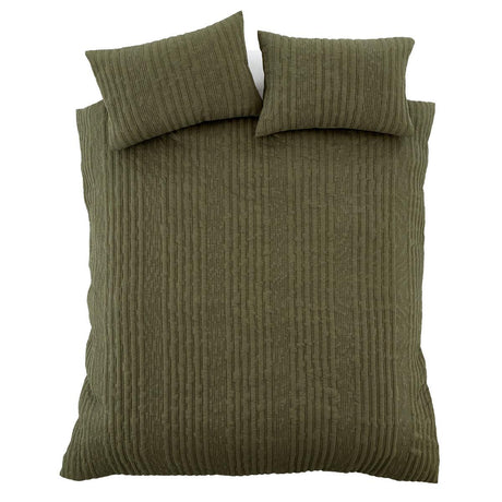 Tamba Jersey Stripe Duvet Cover Set by Pineapple Elephant