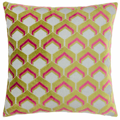 Ledbury Velvet Jacquard Cushion Cover 18" x 18" by Paoletti