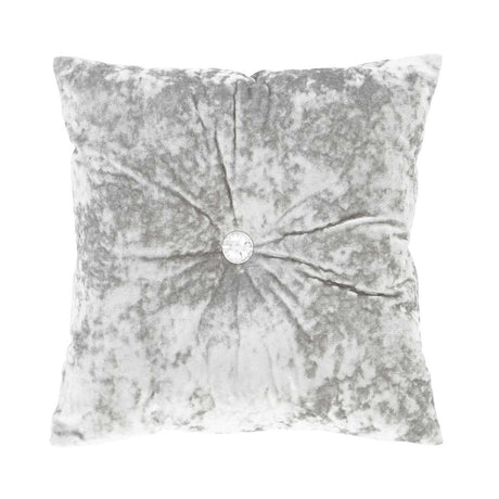 Crushed Velvet Diamante Filled Cushion 18" x 18" (45cm x 45cm) by Catherine Lansfield
