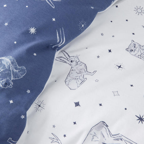 Bianca Starlight Animals Brushed Cotton Flannelette Duvet Cover Set 4