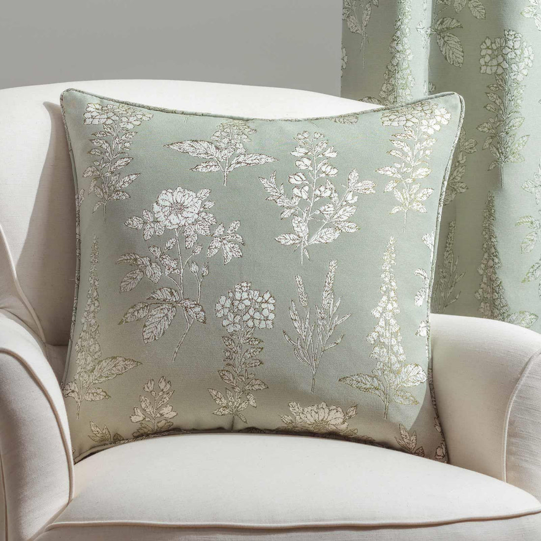 Sophia Sage Cushion Cover 50cm x 50cm