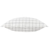 Linen Grid Check Cushion Cover 20" x 20" (50cm x 50cm) by Yard