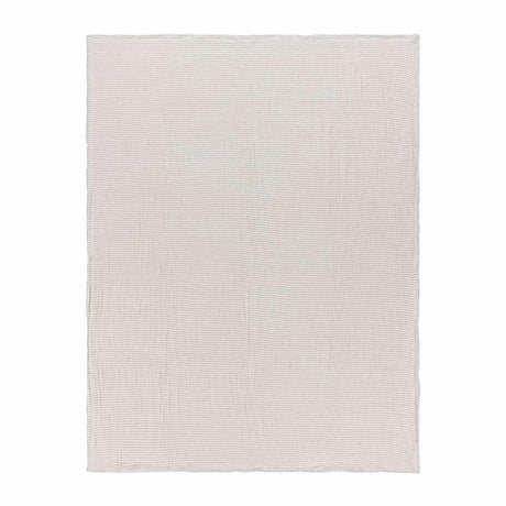 Skye Sherpa Throw Natural + Grey by Yard