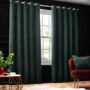 Galaxy Room Darkening Eyelet Curtains by Paoletti