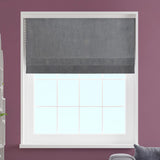 Heritage Steel Made To Measure Roman Blind by Style Furnishings