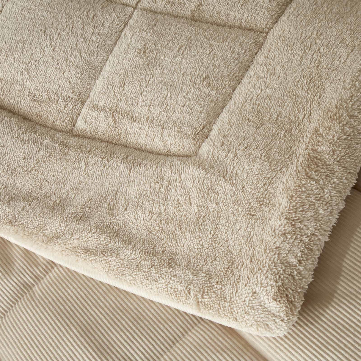 Catherine Lansfield Cosy Cord Coverless 6.5 Tog Double Duvet 200cm x 200cm 12