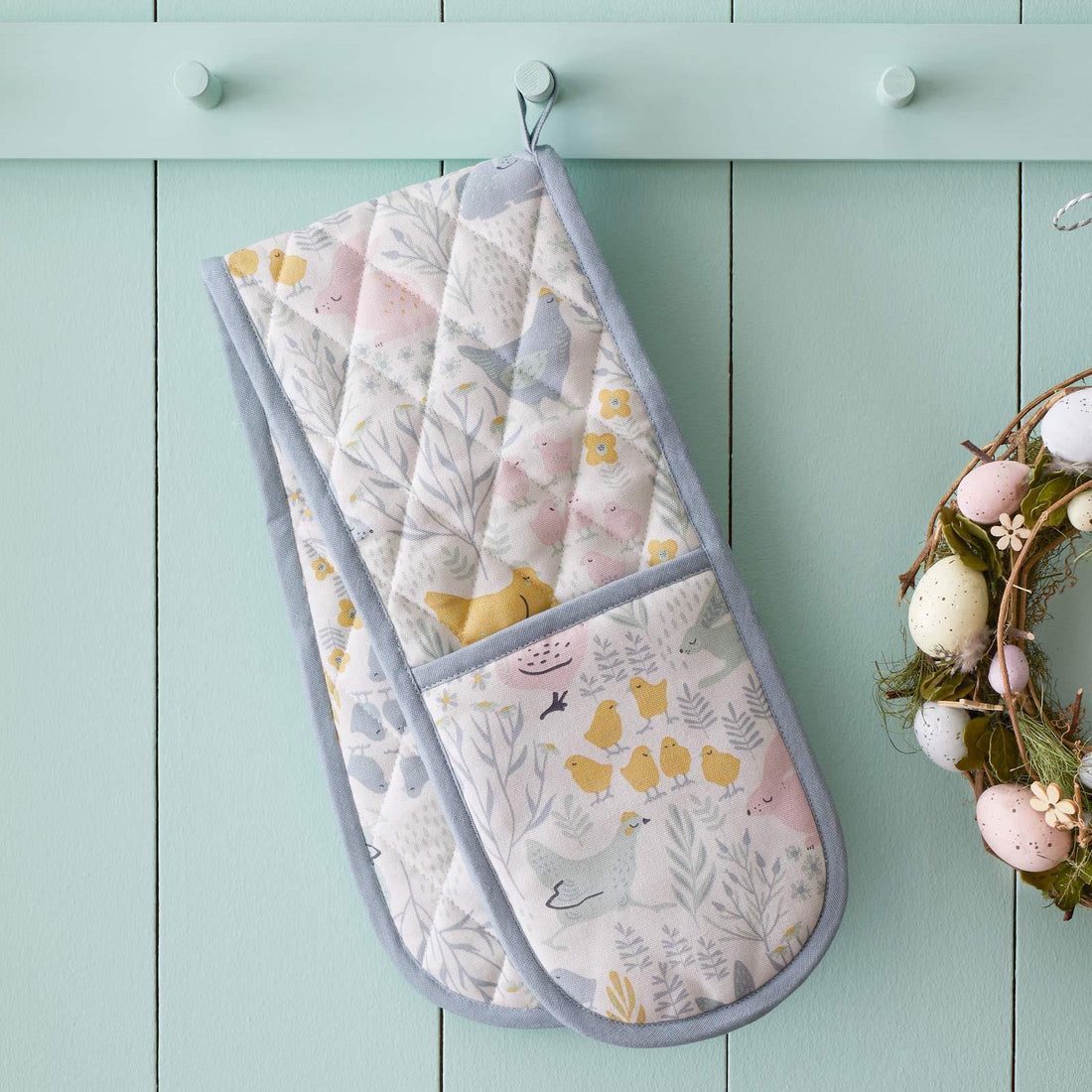Catherine Lansfield Cottage Friends Double Oven Glove