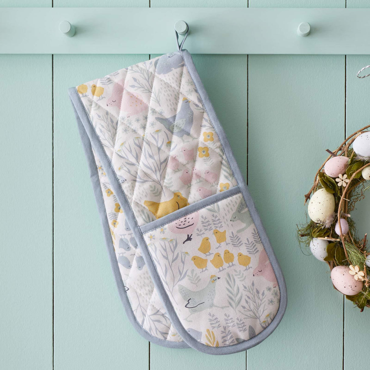 Catherine Lansfield Cottage Friends Double Oven Glove