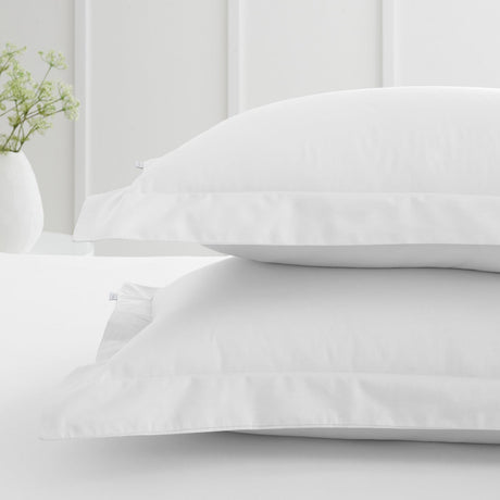 200 Thread Count Cotton Percale Oxford and Housewife Pillowcases by Bianca