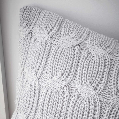 Catherine Lansfield Chunky Marl Knit Filled Cushion 45cm x 45cm 18