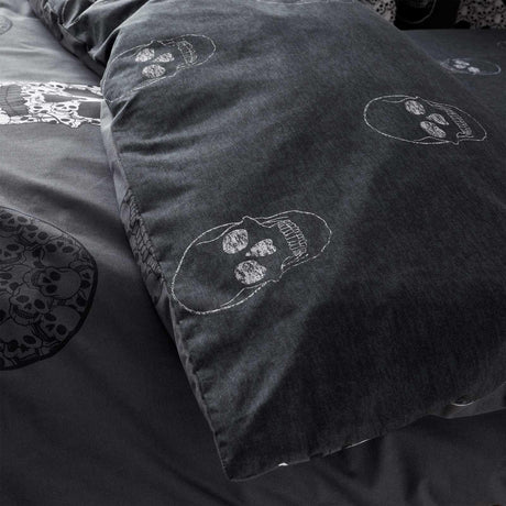 Skulls Duvet Cover Set by Catherine Lansfield