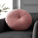 Pleated Round Button Cushion by Catherine Lansfield