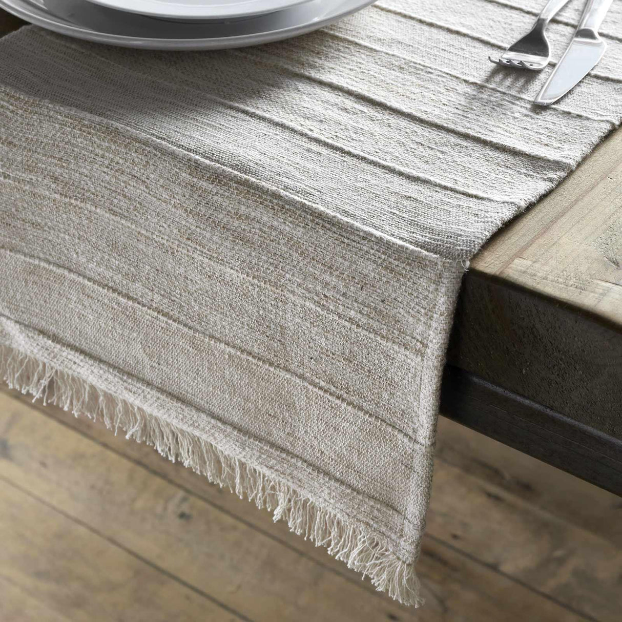 Florin Jute Blend Table Runner by Pineapple Elephant