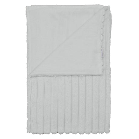 Cosy Ribbed Throw Blanket 130cm x 170cm by Catherine Lansfield