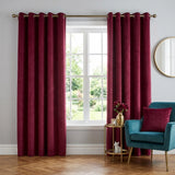Strata Thermal Dim Out Woven Eyelet Curtains Pair 28